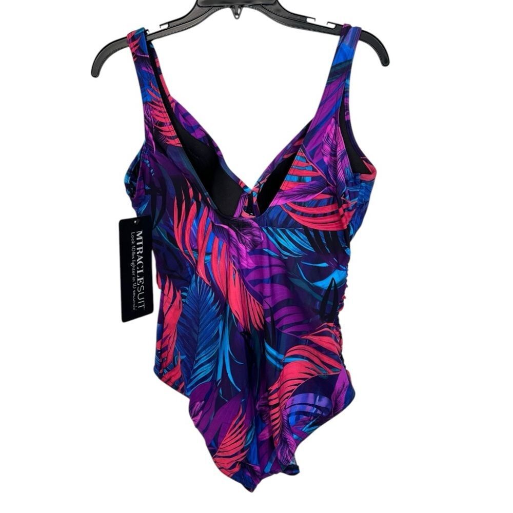 NWT MIRACLESUIT | Revele One Piece Swimsuit in Framboise Pink 16 - Picture 3 of 9